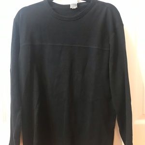Men’s Black Cotton Long Sleeve